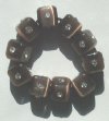 1 8mm Smoke Topaz Cube Fireball